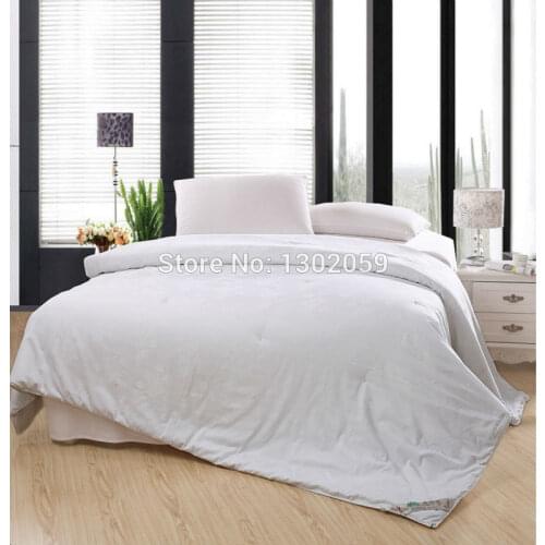 Factory Sale 260X240cm Whites Mulberry Silk Blanket Comforter Quilt---Make Any Size