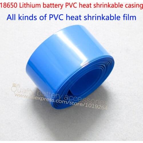 Lithium battery polymer battery special PVC heat shrinkable casing battery skin heat shrinkable film battery packaging insulatio