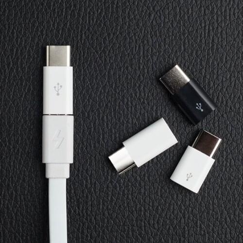 Micro Adapter 2.0 Micro USB Female to USB 3.0 Type-C Male Converter Charging Data Adapter Accessories for Mobile Phone Sansung