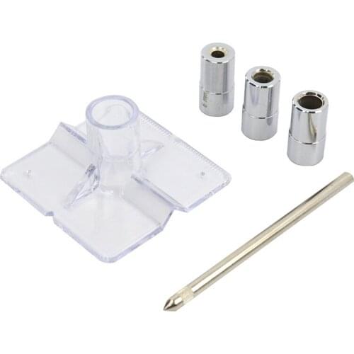 6/8/10mm Mini Pocket Hole Jig Drill Guide Set Oblique Hole Guide with Positioner Locator Woodworking Tool Vertical Positioner