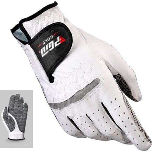 Hot Sale Mens Golf Gloves Leather Left Right Hand Soft Breathable Sheepskin Golf Gloves Golf Accessories