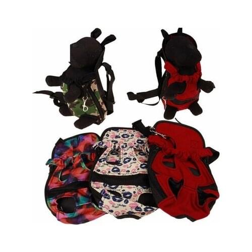 Portable Security Puppy Small Dog Carrier Travel Front Back Backpack Carrying Pouch Bags