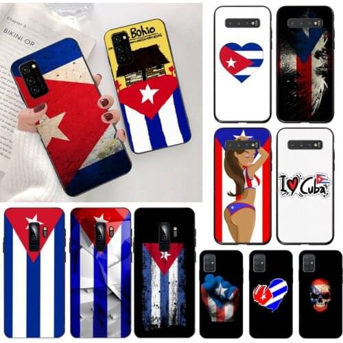 CUTEWANAN Cuba flag Luxury Phone Case for Samsung S20 plus Ultra S6 S7 edge S8 S9 plus S10 5G lite 2020