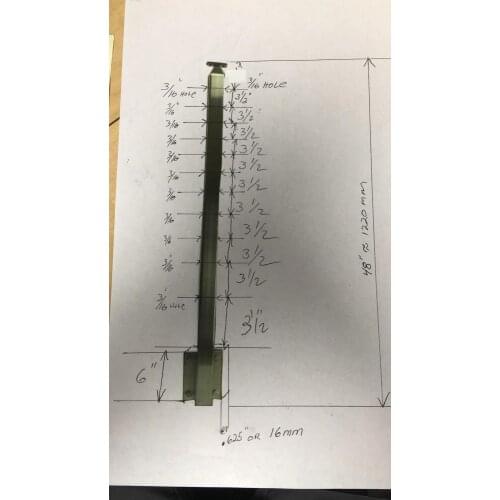 Freeshipping 304# Satin finished Handrailing Armrest Cable Wire Post Pole Staircase Parts Baluster for Floor Mount