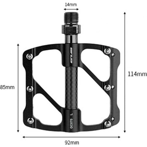 2Pcs GUB GC070 Bicycle Pedals Lightweight Anti-slip 3 Bearings MTB Bike Sealed Bearing Cycle Pedals for Cycling pedales mtb