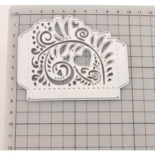 Reunion Pocket Lace Metal Cutting Dies Scrapbooking Craft Mold Cut Die Stencil Handmade Paper Card Make Template
