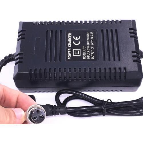 High Quality 24V Smart Charger Lead Acid Battery Electric Scooter Power Adapter E-scooter Charger DC27.6V 1.8A With EU Plug