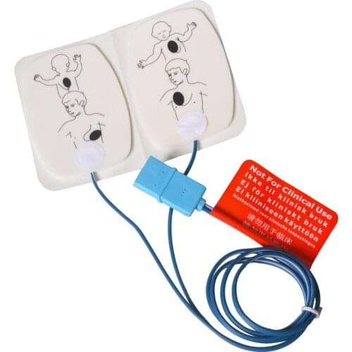 10Pairs/Pack AED Training Electrode For Kid Defibrillation Connecting With AED Trainer First Aid Rescue Child Pads