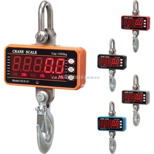 1000kg/2000lb Hanging Scale Digital Industrial Heavy Duty Crane Scale Smart High Accuracy Electronic New 2019