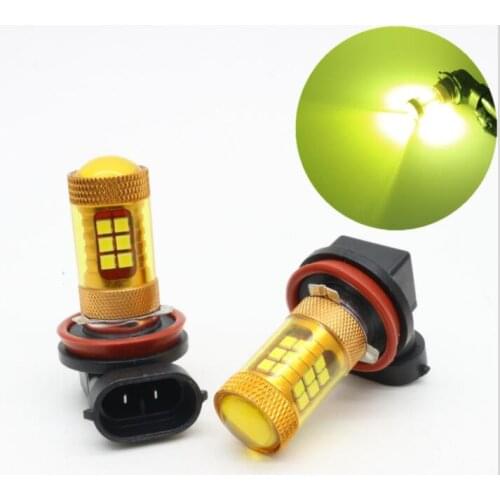 2x Yellow White 9005 HB3 9006 HB4 H8 H11 PSX24W PSX26W P13W Car LED Fog Bulbs Replacement Lamps Auto Driving Lights 6000K 3000K