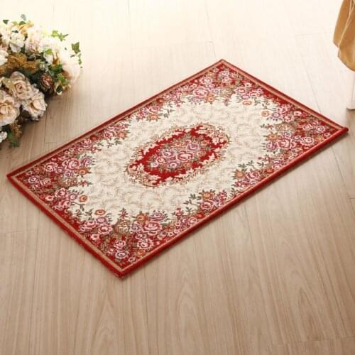 2016 New Chenille jacquard Carpets Fashion Rural Wind Bedroom Carpet Pad 40*60cm Door mat Size can be Customized Quality