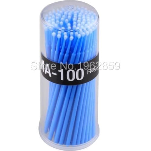 400Pcs Small Applicator Bendable Stick 2.5MM Dental Medical Applicator Micro Brush Disposable Teeth Whitening