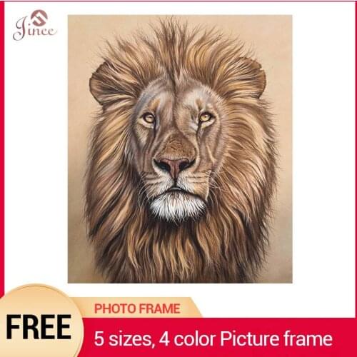 Diamond Painting Animal Pictures of Rhinestones Diamond Embroidery Sale Lion Needlework Diamond Mosaic Crafts Handmade Gift