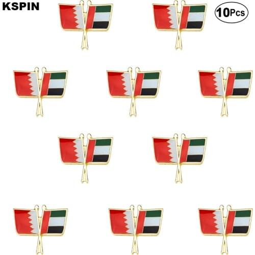 Bahrain U.A.E. Friendship Brooches Lapel Pin Flag badge Brooch Pins Badges