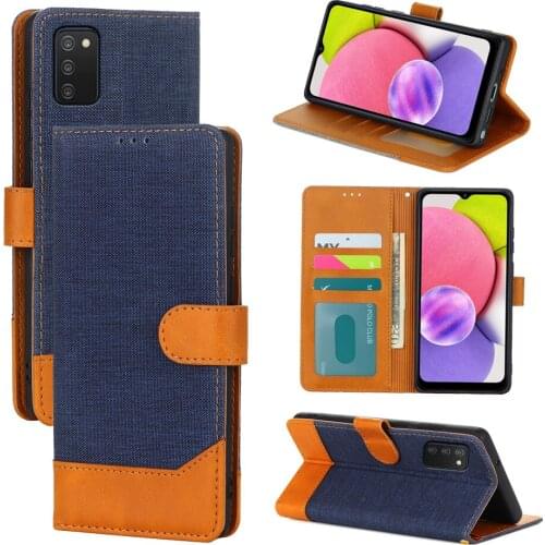 Case For Samsung Galaxy A03s Cover Flip Leather Wallet Magnetic Card Stand Protective Book For Samsung A03s SM-A037F Phone Case