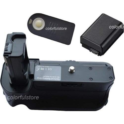 Pro Vertical Shutter Battery Hand Handle Grip Holder For Sony Alpha A7 Camera as BG-3CIR BG3CIR+IR Remote Control+NP-FW50 NPFW50