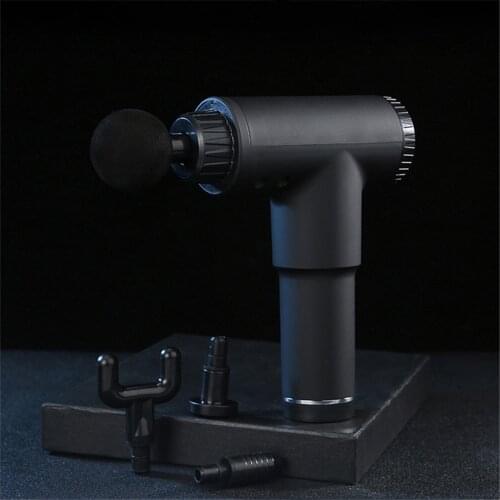 Electric Silent Vibration Deep Muscle Massage Gun Fitness Body Neck Exercising Relaxation Slimming Shaping Pain Relief Massager