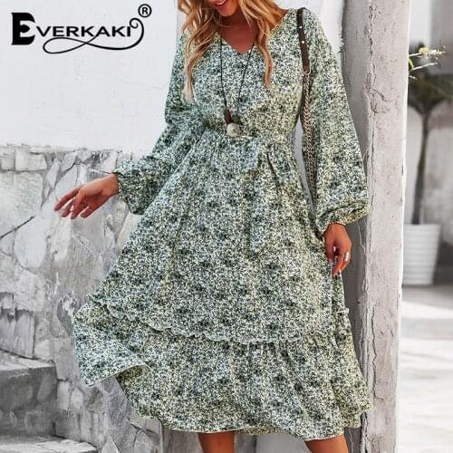 Everkaki Summer Chiffon Dresses
