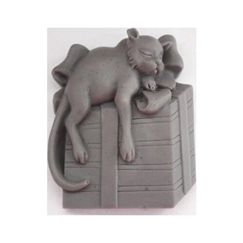 C218 soap mold/handmade soap mold/silicone mold/soap die/silica gel soap die cats