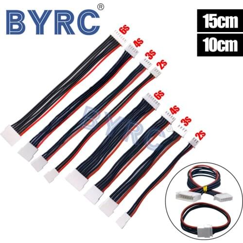 JST-XH 2S 3S 4S 6S 10cm 15cm 22AWG Lipo Balance Wire Extension Charged Cable Lead Cord for RC Lipo Battery charger