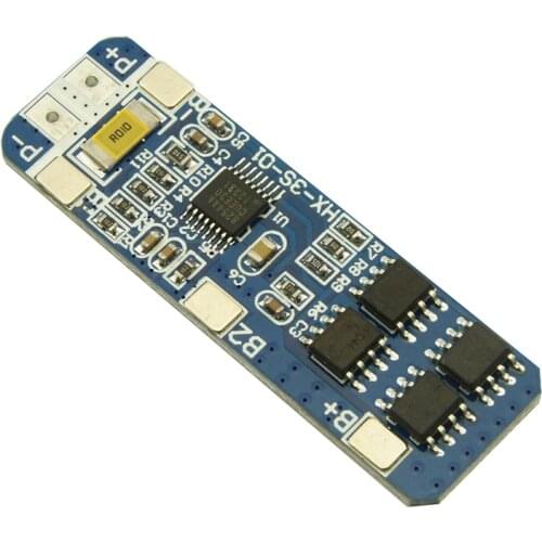 HFES 3S 10A 12V Lithium Battery Charger Protection Board Module for 3pcs 18650 Li-ion Battery Cell Charging BMS 10.8V 11.1V 12.6