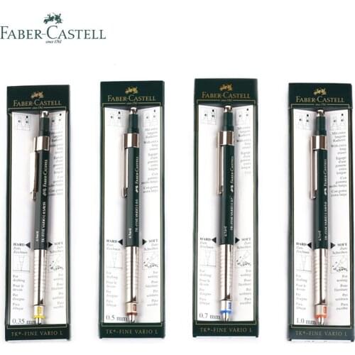 Germany Faber Castell Mechanical Pencils Hard/Soft Mode 0.35/0.5/0.7/1.0 mm Graphic Design Stationery