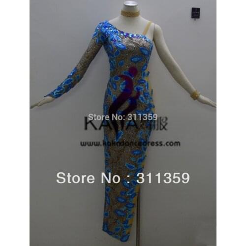 2014 New Style!KAKA-L140211,Women Latin Dance Wear,Fringe Salsa Dress Tango Samba Rumba Chacha Dress,Latin Dance Dress For sale
