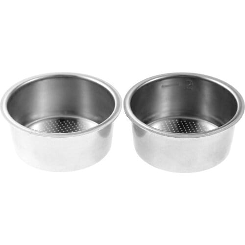 Single Layer Coffee Filter Home Office Coffee Machine Accessories Stainless Steel Strainer Bowl Super Fine Cafe Filtering Tools