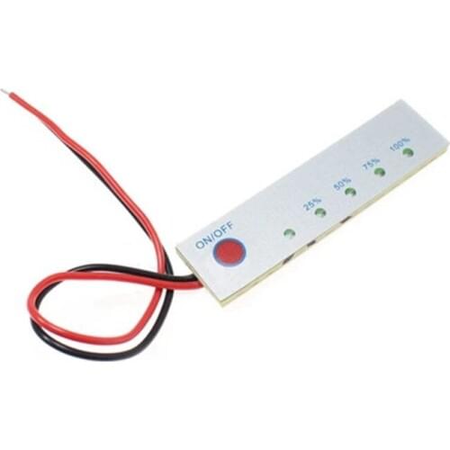 2S 8.4V Lithium battery Power display panel Electric Power Display Indicator Board LED with reverse connection 0619