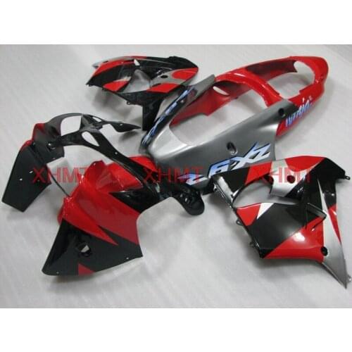 For Kawasaki Zx9r 2000 - 2001 Body Kits Zx9r 01 Plastic Fairings Zx9r 2001 Red Black Silver Fairings