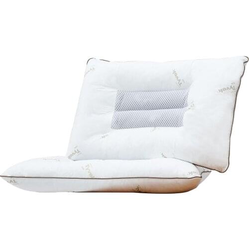 Ketsumeishi Pillow Adult Single Double Buckwheat Sleeping Cervical Pillow Insert Household Anti-Mite
