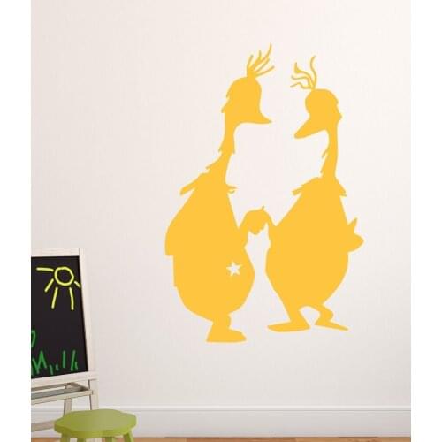 Custom cartoon Bird Wall Stickers Home Furnishing Decorative Vinyl Mural Wallpaper Background Wall Art Decal adesivo de parede