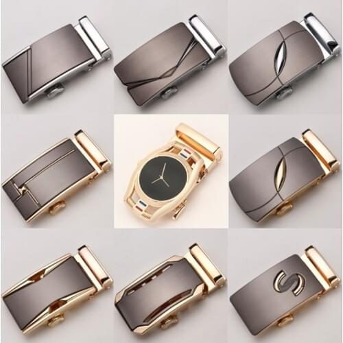 New Mens Belt Head Belt Buckle Leisure Belt Head Business Accessories Automatic Buckle Width 3.5CM luxury fashion belt y56-1