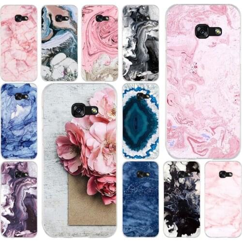 207FG Luxury Marble Pattern Soft Silicone Tpu Cover phone Case for Samsung a3 2016 a5 2017 a6 plus a7 a8 2018 s6 7 8 9