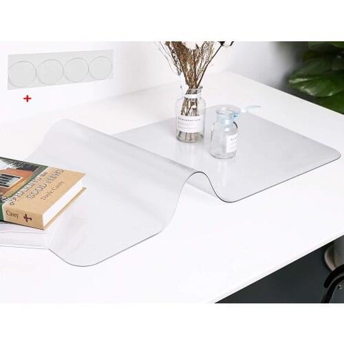 Heat Resistant Waterproof PVC Round Edge Durable Desk Protect Mat Anti-Static Writing Ma, Table Protector