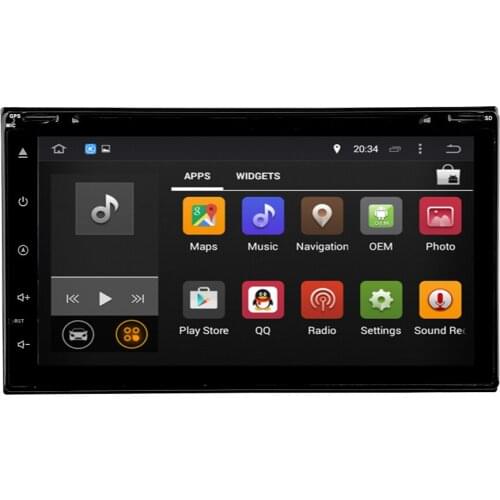 Universal 6.95 inch 2 din Android 9.0 Car Dvd Gps intelligent radio video multimedia With GPS Navigation WIFI Player Head Unit