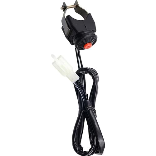 Universal Motorcycle 7/8'(22mm) Kill Stop Handlebar Switch Horn Button for Motorcycle Bike Quad ATV For Horn Light Switch Red