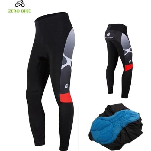 ZERO BIKE Spring/Autumn Mens 3D Gel Padded Cycling Pants Outdoor Sports Clothing Tight Bike Trousers Sales