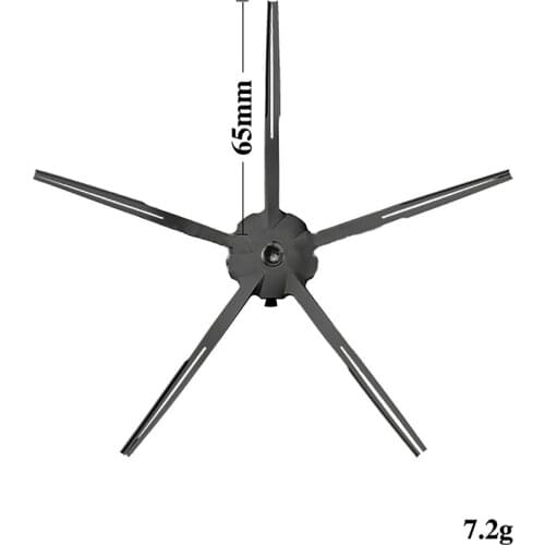 Replacement Black Five Arms Side Brush for Xiaomi Mi Robot Roborock s50 S51 S55 S5 S6 S5 E35 E2 Xiaowa Robot Vacuum Cleaner Part