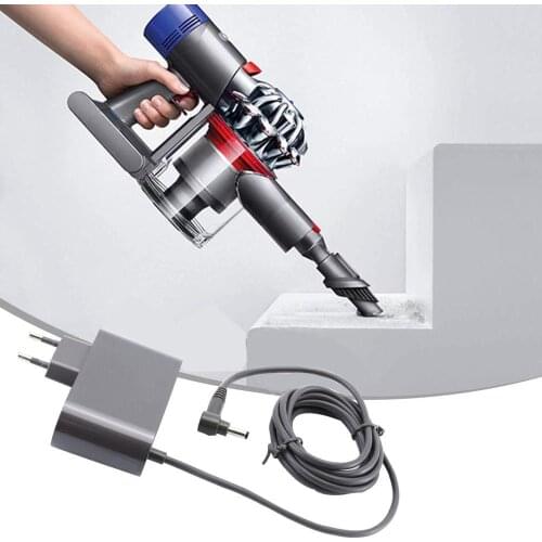 For Dyson V8 V7 V6 Vacuum cleaner Power Adapter charger replacements EU UK plug charging adapter Clean the parts