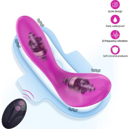 Remote Control Female Vibrator Wearable Sex Toys Liquid Silicone Dildo Dual Motor Clitoral G-spot Stimulator Adult Sex Product