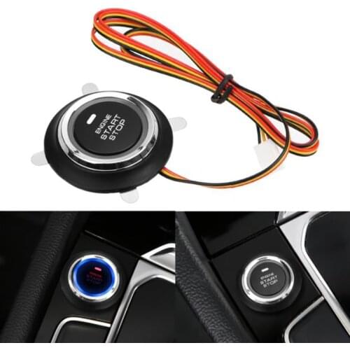 1 Pc 12V Auto Replacement Car Engine Start Stop Push Button Keyless Entry Ignition Starter Switch