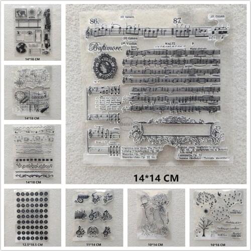 19 Styles can Choose) Animals Cats Clear Stamps DIY Scrapbooking Craft Supplies Silicone Seal Custom Photo Album Stamping
