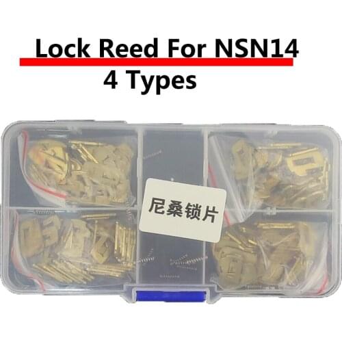 200PCS/LOT NSN14 Car Lock Reed Platen repair tool kit For Nissan Car Door Lock Repair Kits Brass Material 50pcs/model