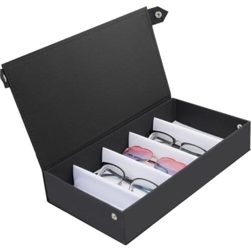 5 Grid Sunglass Glasses Storage Case Eyeglasses Display Glasswear Box Tidy Tool Sunglass Glasses Storage Case Eyeglasses Display
