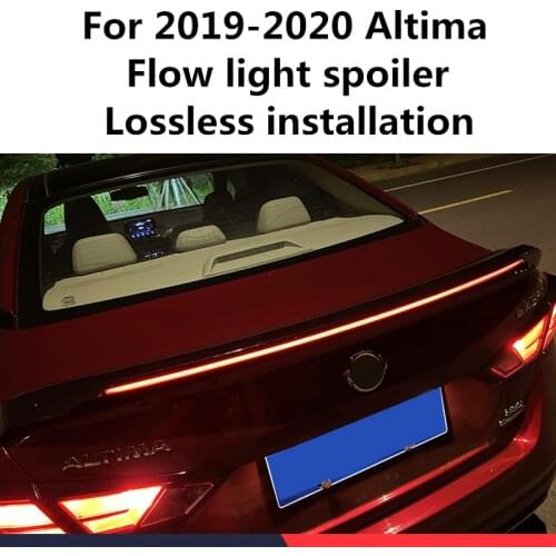 For Nissan Teana/Altima spoiler 2019-2021 Teana/Altima flow light High Quality Spoiler ABS Material Car Rear Wing Rear Spoiler
