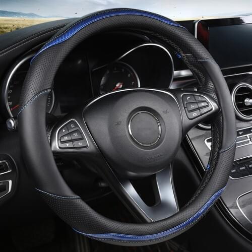 ZHOUSHENGLEE Microfiber Leather Car Steering Wheel Cover For BORGWARD BX5 BX6 BX7 BXI7
