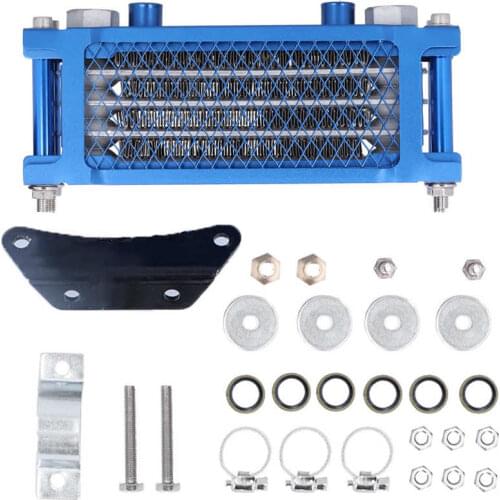 Auto parts Thermostat Housing Cover Engine Oil Cooler Kit Cooling Universal for 125cc‑250cc Motorcycle Dirt Pit
