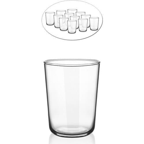 Queens Kitchen 12 Pcs Borasilikat Pyrex 200CC Cup Pad