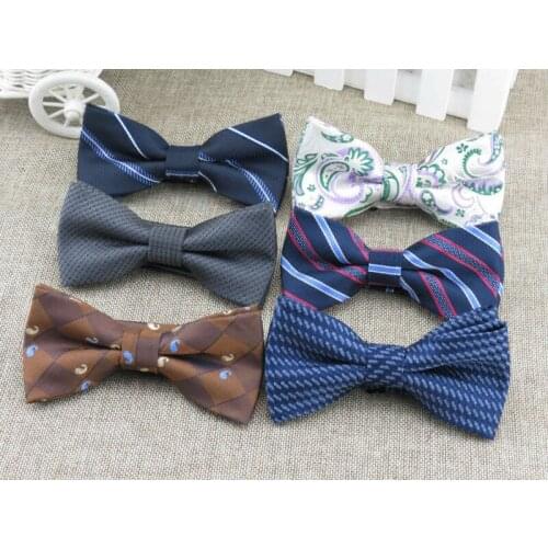 Black dot and stripe bow tie/fashion women bowtie han edition mens leisure style bowknot